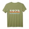 1975 Vintage Streifen Geburtstag T-Shirt mit Chinesischem Hasenjahr – Perfektes Geschenk zum Jubiläum