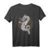 Chinesischer Drache T-Shirt - Klassisch geschnitten mit doppelt genähtem Saum für Mythologie- und Kulturfans