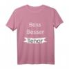 Bass Besser Tenor Lustiges Chor Design T-Shirt – Perfektes Geschenk für Chor Sänger, Leiter und Musikliebhaber
