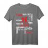 I Love Ballroom Dancing - Tanzlehrer-Paar Choreographie T-Shirt für Tanzbegeisterte, Paare & Kursbesucher