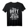Jesus Gott Christlich T-Shirt - Von Gott geschaffen und gerettet für Christen, Katholiken und Glaubensstarke