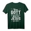 Jesus Gott Christlich T-Shirt - Von Gott geschaffen und gerettet für Christen, Katholiken und Glaubensstarke