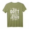 Jesus Gott Christlich T-Shirt - Von Gott geschaffen und gerettet für Christen, Katholiken und Glaubensstarke