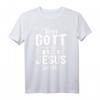 Jesus Gott Christlich T-Shirt - Von Gott geschaffen und gerettet für Christen, Katholiken und Glaubensstarke