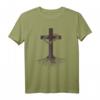 Christus wurzelt - Stolzes Christen T-Shirt mit Bibelmotiv, ideales Geschenk für Christen, Gemeinde & Glaubensfreunde