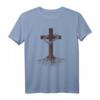 Christus wurzelt - Stolzes Christen T-Shirt mit Bibelmotiv, ideales Geschenk für Christen, Gemeinde & Glaubensfreunde