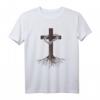 Christus wurzelt - Stolzes Christen T-Shirt mit Bibelmotiv, ideales Geschenk für Christen, Gemeinde & Glaubensfreunde