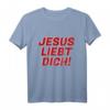 Jesus Liebt Dich! Christliches T-Shirt Geschenk für Gläubige, Freunde & Familie – Glaubensstarke Jesus Botschaft