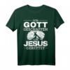 Von Gott geschaffen, Jesus gerettet - Christ Jesus Christus T-Shirt mit Glaubensbekenntnis, Jesus Liebe & Ostern Statement
