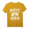 Von Gott geschaffen, Jesus gerettet - Christ Jesus Christus T-Shirt mit Glaubensbekenntnis, Jesus Liebe & Ostern Statement