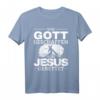 Von Gott geschaffen, Jesus gerettet - Christ Jesus Christus T-Shirt mit Glaubensbekenntnis, Jesus Liebe & Ostern Statement