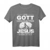 Von Gott geschaffen, Jesus gerettet - Christ Jesus Christus T-Shirt mit Glaubensbekenntnis, Jesus Liebe & Ostern Statement