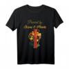 Christliches Veganes T-Shirt mit Jesus und Pflanzen - Perfekt für Christen, Veganer, Vegetarier und als Geschenk zu Weihnachten, Geburtstag, Mutter- und Vatertag