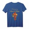 Christliches Veganes T-Shirt mit Jesus und Pflanzen - Perfekt für Christen, Veganer, Vegetarier und als Geschenk zu Weihnachten, Geburtstag, Mutter- und Vatertag