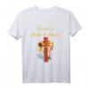 Christliches Veganes T-Shirt mit Jesus und Pflanzen - Perfekt für Christen, Veganer, Vegetarier und als Geschenk zu Weihnachten, Geburtstag, Mutter- und Vatertag