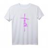 Faith Glaube Kreuz T-Shirt | Christliche Geschenkideen für Männer und Frauen zu Ostern, Advent & Fastenzeit