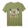 Motivierendes christliches T-Shirt mit Glaubensspruch - Für Gläubige, die an All Things Are Possible glauben