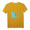Religiöses Damen T-Shirt mit Bibelvers Philipper 4:13 - Christliches Geschenk für Frauen und Mädchen mit Schmetterling und Herzen