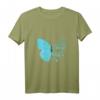 Religiöses Damen T-Shirt mit Bibelvers Philipper 4:13 - Christliches Geschenk für Frauen und Mädchen mit Schmetterling und Herzen