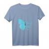 Religiöses Damen T-Shirt mit Bibelvers Philipper 4:13 - Christliches Geschenk für Frauen und Mädchen mit Schmetterling und Herzen