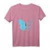 Religiöses Damen T-Shirt mit Bibelvers Philipper 4:13 - Christliches Geschenk für Frauen und Mädchen mit Schmetterling und Herzen