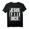 HapKitten Christliches T-Shirt mit Jesus Liebt Dich Motiv - Spirituelle Kleidung für Gläubige