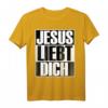 HapKitten Christliches T-Shirt mit Jesus Liebt Dich Motiv - Spirituelle Kleidung für Gläubige