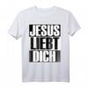 HapKitten Christliches T-Shirt mit Jesus Liebt Dich Motiv - Spirituelle Kleidung für Gläubige