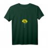 Damen Sonnenblumenkreuz Jesus T-Shirt - Religiöses Design für Christen & Jesus-Liebhaber mit V-Ausschnitt