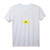 Damen Sonnenblumenkreuz Jesus T-Shirt - Religiöses Design für Christen & Jesus-Liebhaber mit V-Ausschnitt