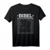 Lustiges Bibel Notfallnummern T-Shirt für Christen - Perfektes Geschenk für Taufe, Geburtstag, Weihnachten und mehr