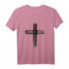 Faith and Hope Jesus Kreuz T-Shirt – Religiöses Kleidungsstück für Gottesdienst, Taufe, Konfirmation & als Geschenk zu Ostern & Weihnachten