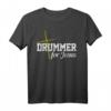 Drummer For Jesus Schlagzeug T-Shirt – Christliches Geschenk für Schlagzeuger mit Kreuzmotiv