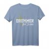 Drummer For Jesus Schlagzeug T-Shirt – Christliches Geschenk für Schlagzeuger mit Kreuzmotiv