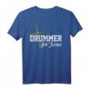 Drummer For Jesus Schlagzeug T-Shirt – Christliches Geschenk für Schlagzeuger mit Kreuzmotiv