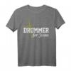 Drummer For Jesus Schlagzeug T-Shirt – Christliches Geschenk für Schlagzeuger mit Kreuzmotiv