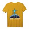 In der Dunkelheit sehe ich sein helles christliches T-Shirt - Glaubensbekundung mit leuchtendem Kreuz, perfekt für Kirche, Bibelstudien und als Geschenk