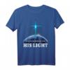 In der Dunkelheit sehe ich sein helles christliches T-Shirt - Glaubensbekundung mit leuchtendem Kreuz, perfekt für Kirche, Bibelstudien und als Geschenk