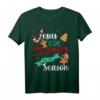 Christus Jesus Is The Reason For The Season Weihnachts-T-Shirt – Lustiges christliches Outfit für Familie und Freunde