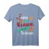 Christus Jesus Is The Reason For The Season Weihnachts-T-Shirt – Lustiges christliches Outfit für Familie und Freunde