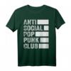 Anti Social Pop Punk Club T-Shirt – Das perfekte humorvolle Geschenk für Freunde, Familie und Musikliebhaber zu Geburtstag und Weihnachten