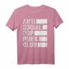 Anti Social Pop Punk Club T-Shirt – Das perfekte humorvolle Geschenk für Freunde, Familie und Musikliebhaber zu Geburtstag und Weihnachten