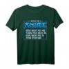 Anime Regeln Cosplay Weeb Otaku Spruch Geschenk T-Shirt - Lustiges Manga Fan Shirt für Otaku, Weeb & Anime Liebhaber