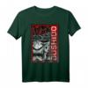 Japanisches Samurai T-Shirt mit Oni Maske – Bushido-Kodex, Anime-Design, für Männer, Frauen und Kinder, ideal für Otaku- und Kunstliebhaber