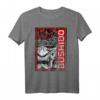 Japanisches Samurai T-Shirt mit Oni Maske – Bushido-Kodex, Anime-Design, für Männer, Frauen und Kinder, ideal für Otaku- und Kunstliebhaber