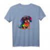 Niedliches Dackel Wiener Wurst Hund Mutter Papa T-Shirt – Perfektes Geschenk für Hundeliebhaber, Tierfreunde und Eltern zum Geburtstag, Muttertag, Vatertag oder Valentinstag
