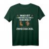 Was ist besser als ein Dackel - Zwei Dackel T-Shirt für Hundeliebhaber, Humorvolles Hundemotiv für Männer und Frauen