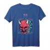 Oni Maske Japanischer Dämon Teufel Ronin T-Shirt – Otaku Streetwear mit Kanji, Vaporwave & Anime Design für Fans & Geschenkideen