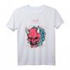 Oni Maske Japanischer Dämon Teufel Ronin T-Shirt – Otaku Streetwear mit Kanji, Vaporwave & Anime Design für Fans & Geschenkideen