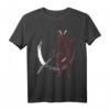 Dämon Samurai Hörner Schwert T-Shirt mit Japan Designs - Perfektes Geschenk für Manga-, Ninja- und Feudal Japan Fans zu Geburtstag, Weihnachten & mehr